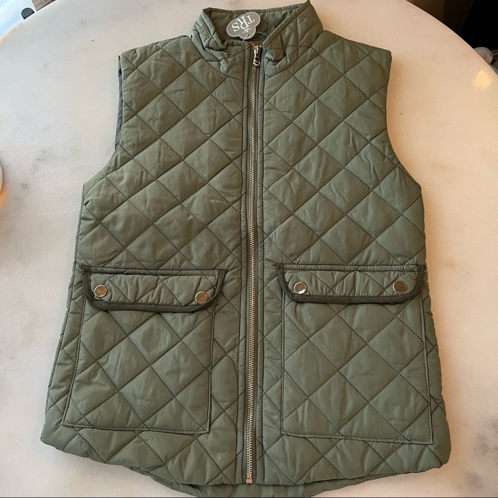 NWT Olive Green Vest